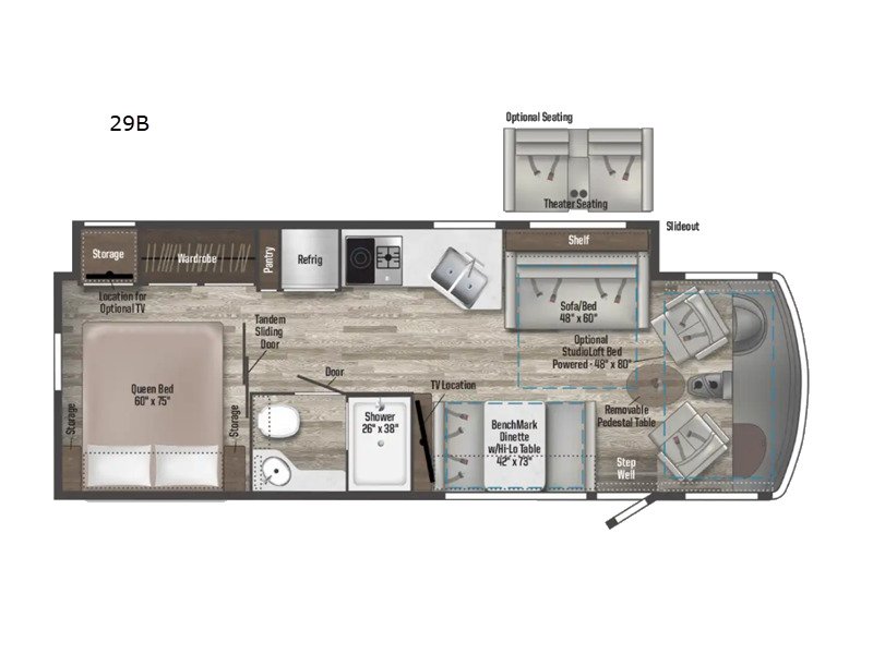 2022 Winnebago Class A RV Adventurer 29B